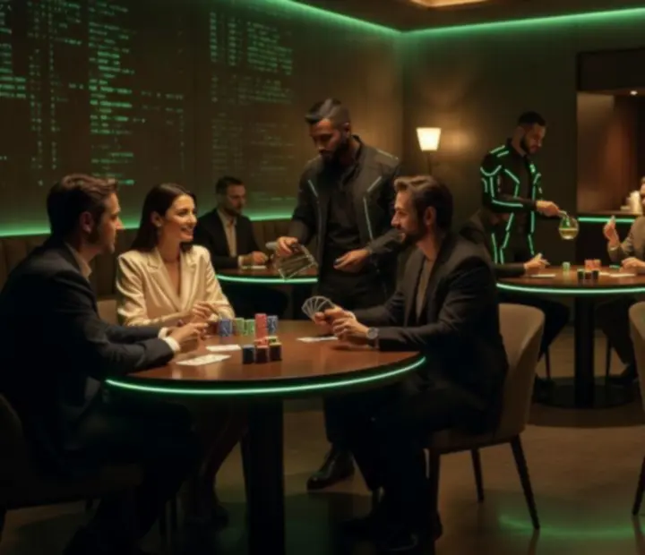 Prywatny wieczór w restauracyjnym lounge Kragovelario w stylistyce Matrix
